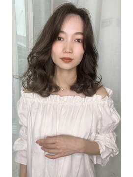 ウノプリール 茶屋町店(unopulir) 【濱口】ブリーチ無し マロベージュ ヨシンモリ