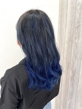 シエル 立川店(CIEL) 【CIEL×久光】ネイビーブルーグラデーション