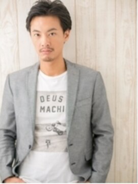 トニーアンドガイメン ホテル京阪仙台店(TONI&GUY MEN) 大人ネビージュセミウエットアップバングショートa