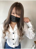 ブリーチなしハイトーン女子