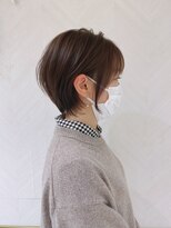 ロンド ストラーダ 心斎橋(Lond strada)&nbsp;ショート×ハイライト白髪ぼかし×シルキーベージュ[心斎橋]