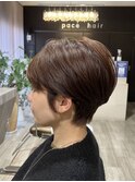 大人可愛い小顔ショート