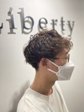 リバティ 吉祥寺(Liberty) ☆メンズ２ブロック　くせ毛マッシュ☆[吉祥寺] [髪質改善]