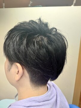 ヘアーカットデザインサロン スマッシュ 田町店(Hair cut design salon Smash) オールツーブロックマッシュ ショート ビジネスマン 学生、黒髪