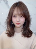 ブルベイエベ◎垢抜けシースルー☆愛されミディアム　新宿代々木