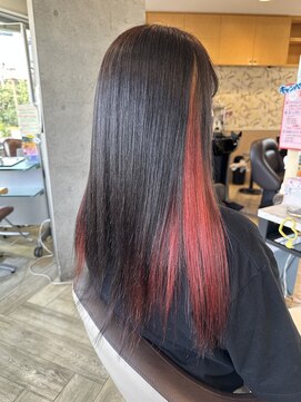 ジェイジェイウィル 一之江店(JJ will) レッドインナーカラー