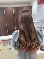 タヤ 三軒茶屋店(TAYA)&nbsp;毛先カラーバイオレット×ロング