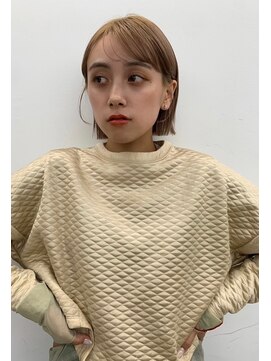 レベッカ(REBECCＡ by CURACION) 【REBECCA STYLE】bob style ×milk tea beige color