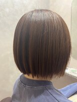 ナンバー ブラオ 名古屋栄(N° blao)&nbsp;ショートボブ　ナチュラルブラウン　アッシュブラウン