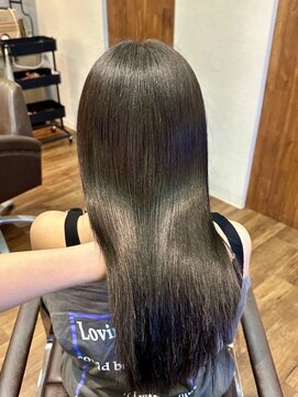 シェール(cher) 艶髪ロング/髪質改善ストレート【cher西宮北口:MAYA】