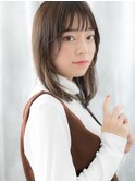 ツヤ髪インナーカラー姫カットレイヤーロングo古河10代20代30代