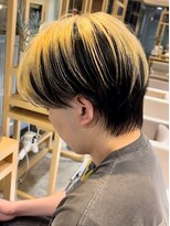 ソー 銀座(SAUT) メンズカット×デザインカラー/ポイントブリーチ