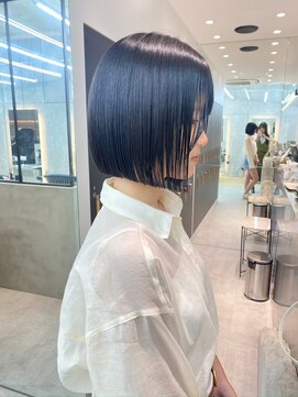 ロンドクロエ 横浜(Lond Chloe) ショート×髪質改善/縮毛矯正/ブリーチなし黒髪/前髪[横浜]