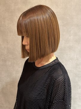 ヘアースペースブルームエア HAIR SPACE BLOOM Ea 酸性ストレート/ボブヘア