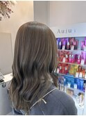 艶髪グレージュカラー