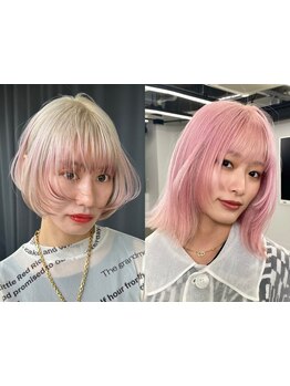 《1ヶ月先の色落ちまで考えた、綺麗な色味が◎》技術力のあるスタイリストがダメージレスなカラーをご提案*