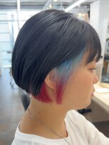 サロンドジョー(salon de joe)&nbsp;ケアブリーチダブルカラーインナーカラーハイトーン髪質改善