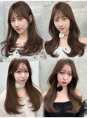 大人可愛い韓国レイヤー/くびれヘア