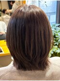 30代40代50代外ハネボブレイヤー髪質改善酸性ストレート