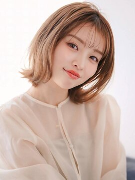 アグ ヘアー エクシード 上尾西口店(Agu hair exceed) 《Agu hair》イメチェン小顔ボブルフ×numberA.ベースケアミルク