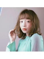 ギッシュ イオン小牧店(guiches) 髪質改善・大人女性の外ハネミディアム・酸性ストレート