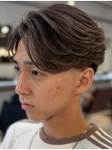 メンズバレイヤージュセンターパート