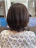 外ハネショートボブ