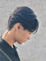 アノ 別府店(Ano.)&nbsp;別府ニュアンスパーマセンターパートフェザーパーマ毛流れパーマ