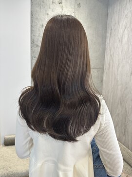 ロンドルピナス 小倉(Lond Lupinus) ミディアムヘア暗めカラー/デザインカラー/フェイスフレーミング