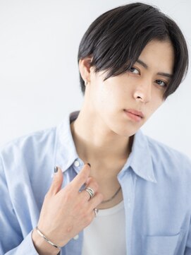 20代30代大人かっこいいセンターパートスマートマッシュe与野