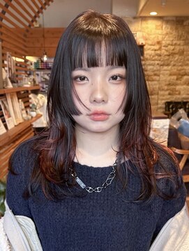 マッシュ アドベ 八戸ノ里(MASHU ADOBE) 【iNOA】重×軽 ボルドーレイヤースタイル