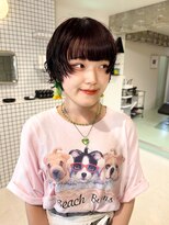 束&nbsp;ショートボブパーマ