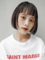 ギークス(GEEKS) 【GEEKS渋谷】オン眉ボブ/アンブレラカラー/初ブリーチ/冬カラー