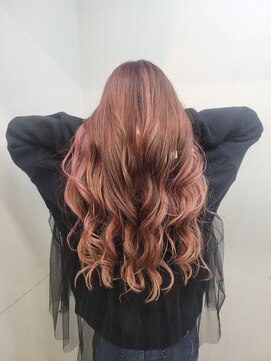 ビーオーダーズ(B-order's) インナーカラー×ハイライト×ピンクベージュ