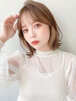 トッカ 小田原店(tocca)&nbsp;☆イメチェンオリーブベージュ前髪イヤリングカラー