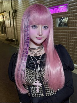 モシャス(MOSHASU) ダブルカラー/デザインカラー/ポイントカラー/ヒョウ柄
