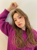 ラファンジュ ヘアー(Rohange hair)&nbsp;ミルクティベージュ/ウェーブ巻き/前髪なし