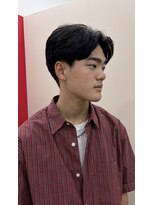 ヘアメイク ユーユ(Hair make U YU)&nbsp;”men's cut” 　襟足スッキリセンター分けスタイル