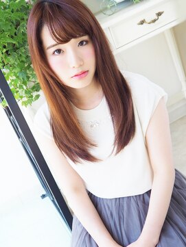 ヘア ジュレ ドゥ(hair jurer deux) 【ヘアジュレドゥ古居】 大人キュートで可愛いストレートロング