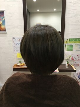 カナオア ヘアーデザイン(kanaoa hair design) アシメグラボブスモーキーマットアッシュ