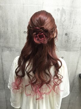 美容室 ソーイ(Soii) ピンクでピンク