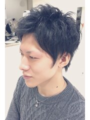 【WORKS】☆爽やかマッシュツーブロック☆