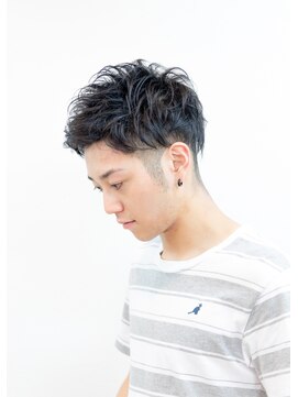 ヘアージャンティ(HAIR GENTIL) メンズ　ショート　【 ツーブロック × アップバング 】