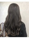 ハイライトで作る☆秋色大人ダークグレージュ