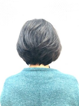 クオリス 上福岡店(QUALIS) 小顔補正立体カット×ナチュラル丸みボブ 10代20代30代40代50代
