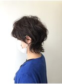 くせ毛風☆エアリーウルフマッシュ[20代/30代/40代/50代]