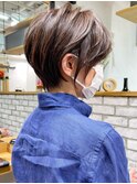 絶壁解消/ひし形/前下がり/大人ショートボブ/30代/40代★猪狩★