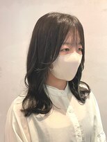 ダブル(W) 韓国レイヤー×シースルーバング