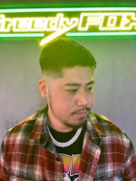 グリーディーフォックス 代々木(Greedy FOX) アップバング/ツーブロックマッシュ/束感/波巻き[シェービング]