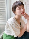 【HOLIDAYS】コンパクトベリーショート×透明感ブラウンベージュ
